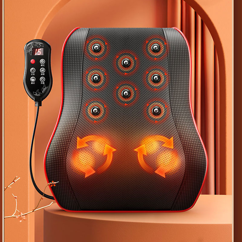 Gối Massage Đa Năng Hồng Ngoại, Kết Hợp Rung Cao Cấp